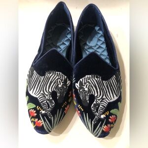Birdies Zebra Velvet shoes in good condition